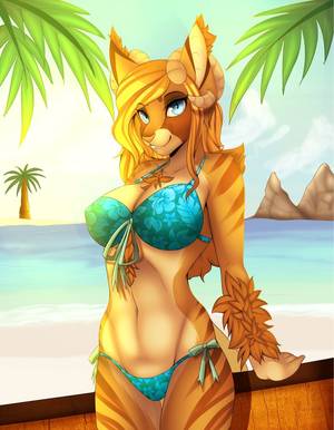Furry Porn Beach - Beach Baby - Collab - by Aimi