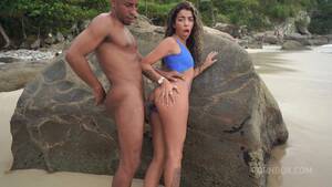 monsters of cock asian beach - Melissa HOT double penetrated at the nude beach in front of people watching  (DP, anal, gapes, public sex, voyeur, ATM, Monster cock, BBC, beach) OB239