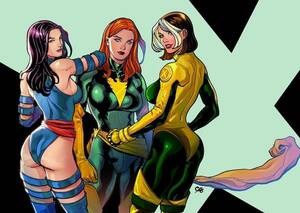 Classic Rogue Porn - Psylocke Jean Grey and Rogue! : r/xmen