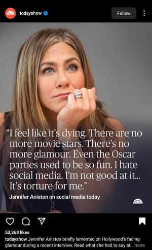 Jennifer Aniston Fucked Hard - Jennifer Aniston talks about Hollywood's glamour fading. The same is  happening in bollywood. Tbh I am happy that these stars are no longer the  only stars and slowly these industries will also