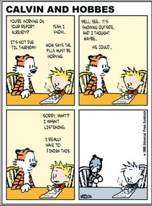Calvin And Hobbes Mom Porn Comic - Is this a real calvin and hobbes comic strip? I came across is the other  day and it made me sad :( : r/calvinandhobbes