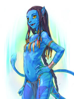 Avatar Neytiri Porn Art - mizuki kotora, neytiri, avatar (2009 film), james cameron's avatar,  bad id, bad pixiv id, 1girl, blue skin, braid, breasts, colored skin,  dreadlocks, earrings, jewelry, loincloth, long hair, na'vi, navel,  ribs, skinny, slit