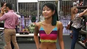 Korean Porn Massage - Asian amateur selling a massage table ends up getting fucked