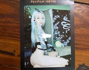 Black Polaroid Porn - Slingshot 3 - Polaroid Print Nude Photography 18+ *Black Contact Sheet  Frame* | Pornhint