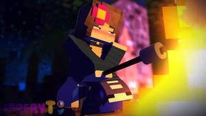 Minecraft Porn Cum Dripping - Animated beauty from minecraft got a creampie in her pussy from a creeper.