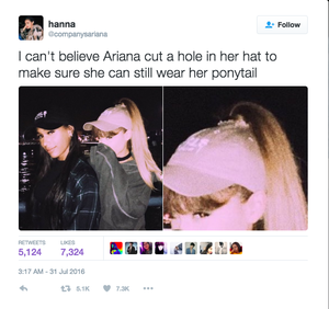 Ariana Grande Hj Porn Captions - Ariana Grande's Hair Hack Is Like Nothing We've Ever Seen