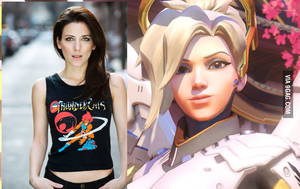 Lucie Pohl Porn - Mercy from Overwatch it's such a gorgeous character, but the voice