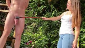 extreme spanking dick - Man getting spanked for having too big cock