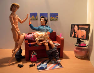 Barbie Hipster Porn - Just watching some porn