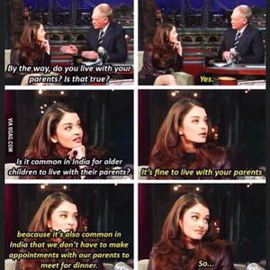 Aishwarya Rai Funny Comments - Aishwarya Rai burns David Letterman in his own show