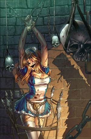 Alice In Wonderland Bdsm Porn - Alice is in a dungeon. The Mad Hatter looms in the darkness. This is for  Beyond Wonderland I believe. Maybe Return to Wonderland.