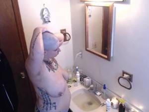 bbw shower voyeur - BBW Fresh Head Shave and Shower Voyeur
