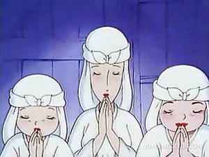 First Time Anime Porn - Naked anime nun having sex for the first time