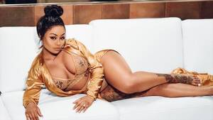 Blac Chyna Tits - Blac Chyna Shows Off Her 34-Pound Weight Loss in Gold Lingerie |  Entertainment Tonight