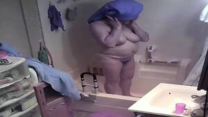 granny shower cam - Spying On Grandma Getting Out Of Shower - EPORNER