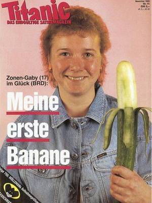 German Banane - After the Berlin wall came down, many East Germans bought bananas in West  Germany as