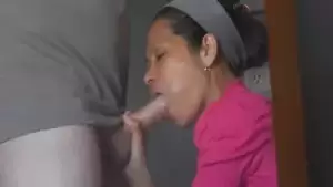 Mexican Maid Blowjob - Blowjob from the mexican maid | xHamster