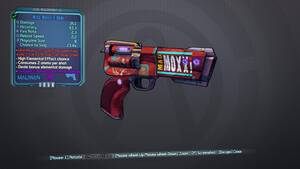 Borderlands Porn Magazines - The rubi, Moxxi's signature gun. I got the slag version of it though.