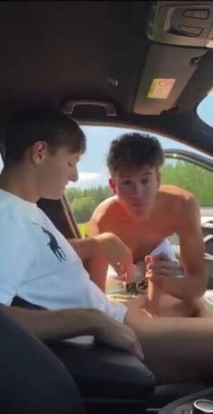 jerking off together - Bros Jerk Off Together Gay Porn Video