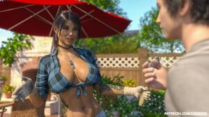 Neighbor Bra Cleavage Porn - The Neighbors Garden Porn Comic english 07 - Porn Comic