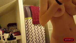 Hidden Cam Spy Busty - Busty Amateur Teen Stripping In The Bathroom On Hidden Camera