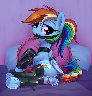 Anime Furry Porn Rainbow Dash - Rainbow Dash Furry Bondage Comic | BDSM Fetish