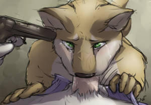 E621 Furry Dinosaurs Porn - e621 anthro canine catwolf crying dog duo erection fellatio  first_person_view forced forced_oral gun gunpoint lol_comments low_res