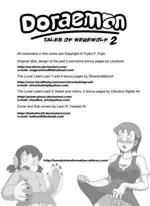 Doraemon Cartoon Lesbian Porn - Doraemon- Tales of Werewolf 2 - Porn Cartoon Comics