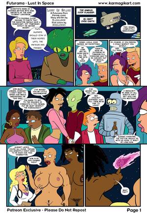 Lesbian Shemale Futurama Porn - Lust In Space- Karmagik (Futurama) - Porn Cartoon Comics