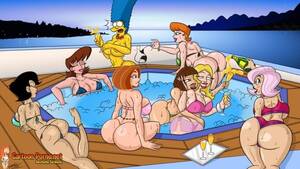 cartoon images of orgies - Simpsons Orgy Porn - Cartoon Porno