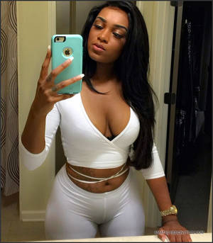 nice black tits selfie - 