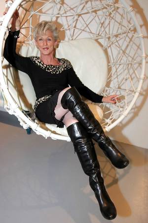 granny latex thigh high boots - For Granny Lovers (Oma Grandma Grannies GILF). Knee ...