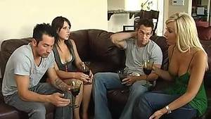 foursome swingers - Swingers Night With The Hot Brunettes Penny Flame And Rebeca Linares