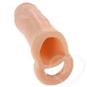 cyberskin cock - Adam and Eve CyberSkin Cock Booster Hollow Extender; Increase girth and  length ...