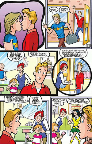 Archie Comics Gay Porn - First gay kiss in Archie Comics | BananaGuide