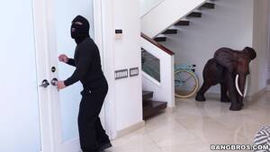 fucks the thief in her house - Sara Jay fucks the thief