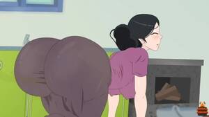 bbw facesitting cartoon - Anime BBW Face Farts - ThisVid.com