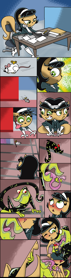 Cartoon Porn T.u.f.f. Puppy - T.u.f.f. puppy: Kitty x Chameleon - Page 9 - Comic Porn XXX