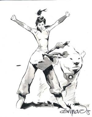 Korra And Naga Porn - bear1na: Avatar - Korra and Naga by Cary Nord * Tumblr Porn