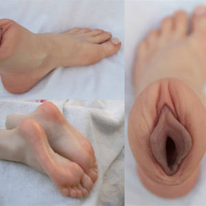 foot worship toys - Foot Fetish Toys Silicone Feet - Feet With Vagina