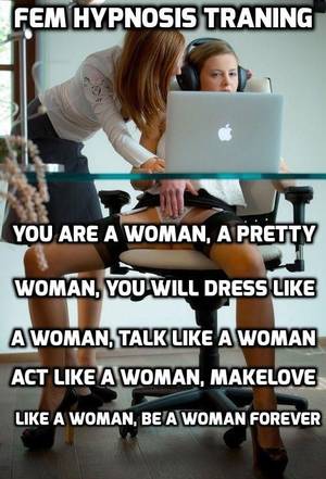 Hypnotized Sissy Trap Porn Captions - Yes, yes, yes