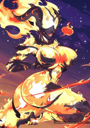 Elder Scrolls Flame Atronach Porn - A sizzling hot Flame Atronach (Grand Sage) [The Elder Scrolls] : r/rule34