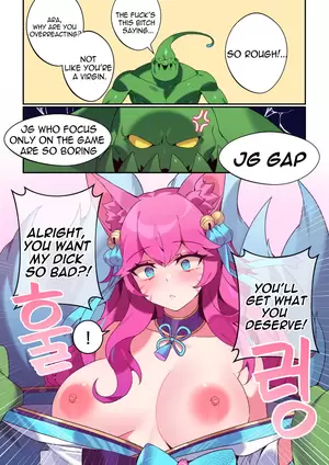 League Of Legends Zac Porn - ENG - DOUJIN] Bechu ~ Spirit Blossom Ahri Wants Zac Blue - HentaiLeague