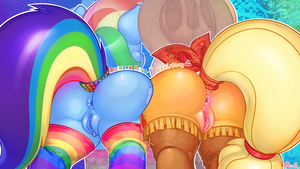Mlp Porn Wallpaper - Rule34 - If it exists, there is porn of it / 0r0ch1, applejack (mlp),  rainbow dash (mlp) / 1228452