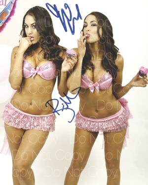Bella Twins Porn Site - Bella Twins Signed Sexy Hot Nude 8x10 Photo - Etsy Singapore