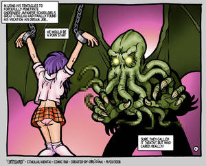 cartoon tentacle japanese - IN USING HIS TENTACLES TO FORCEFULLY PENETRATE UNDERAGED JAPANESE  SCHOOLGIRLS GREAT CTHULHU HAD FINALLY FOUND HIS