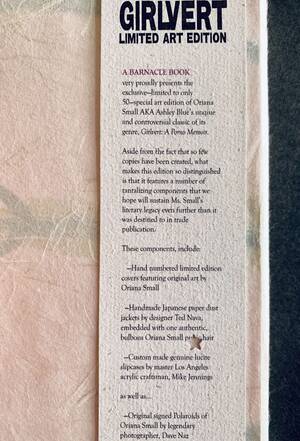 girlvert - Girlvert Art Edition | Oriana Small, aka Ashley Blue | Limited Edition