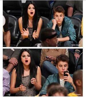 black fucking lesbian selena gomez - Bieber seems to be the girl in the relationship. : r/funny