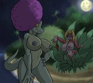 Anthro Alligator Girl Porn - e621 afro anthro ape big_breasts breasts candy candy_kong clothing  donkey_kong_(series) duo female food