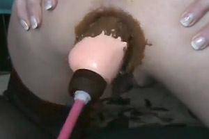 messy anal fisting - Messy Anal Fuck Machine